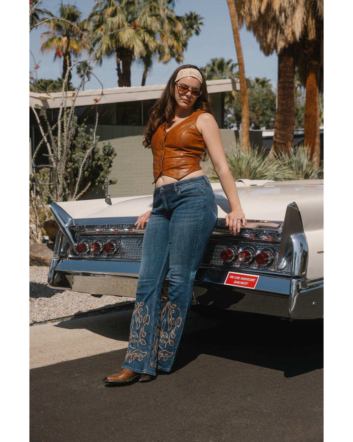 Image #1 - Idyllwind Women's Hawkins Dark Wash Rebel Mid Rise Boot Stitch Super Stretch Denim Jeans, Dark Wash, hi-res