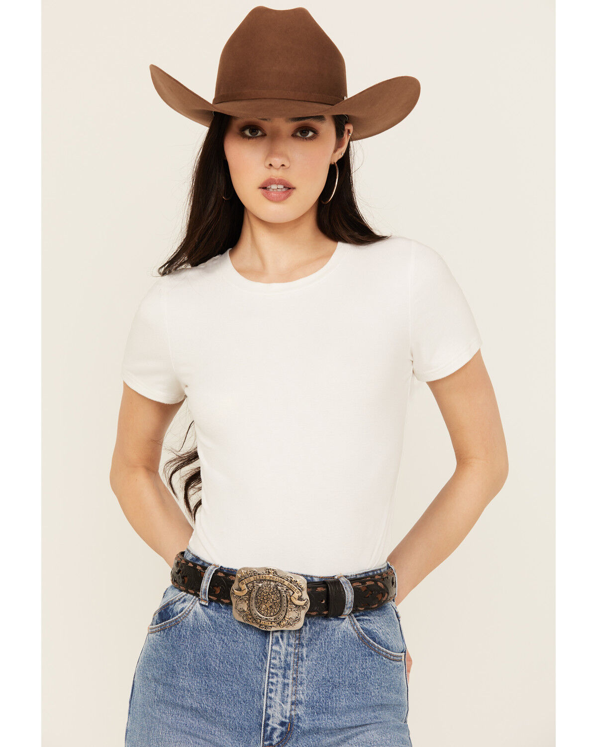 Image #1 - Idyllwind Women's Miss Texas Rodeo Belt, Black, hi-res