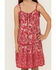 Image #2 - Angie Girls' Paisley Print Spaghetti Strap Dress, , hi-res