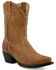 Image #1 - Black Star Women's CellSole Studded Leather Western Boots - Snip Toe, Brown, hi-res