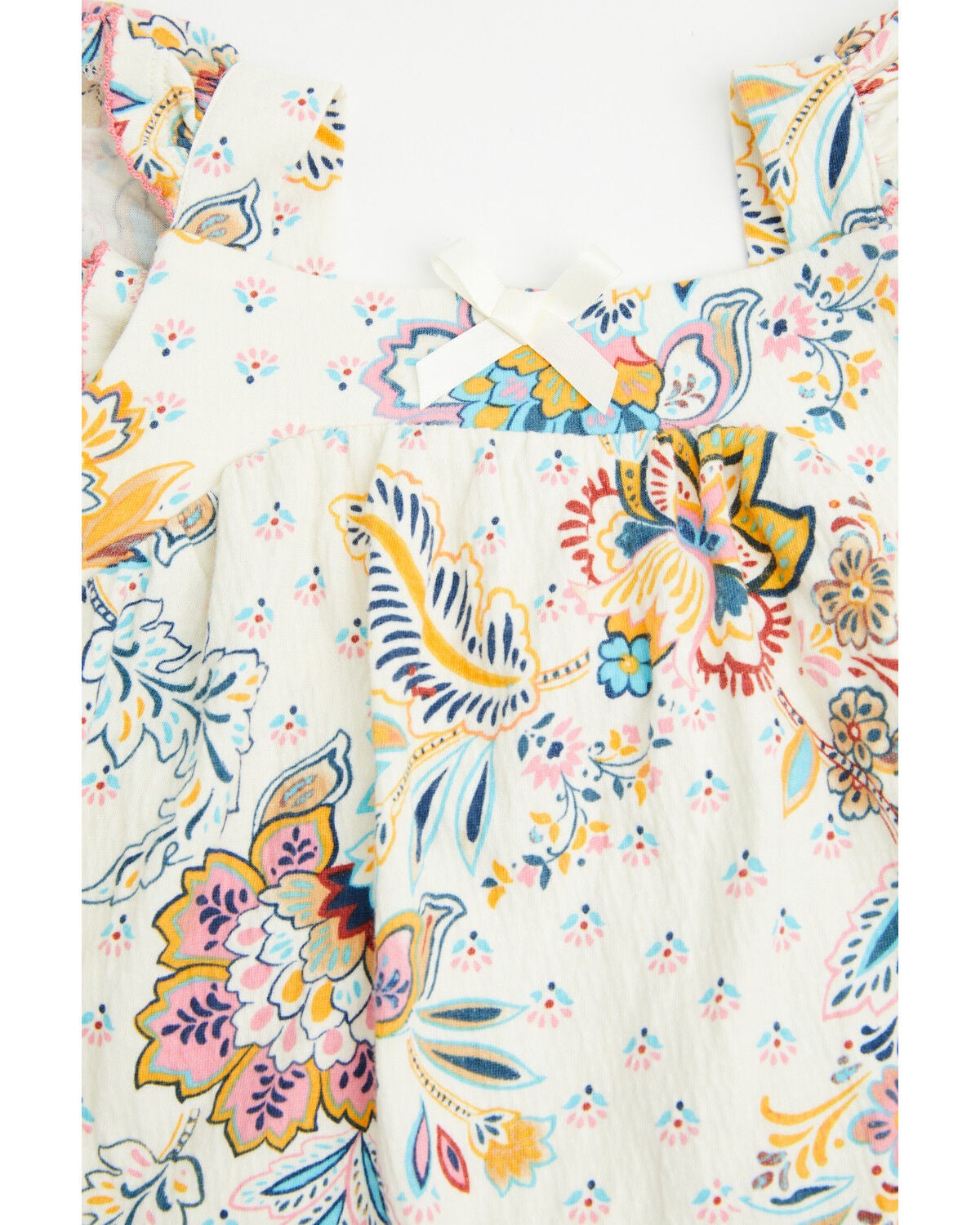 Image #2 - Shyanne Toddler Girls' Paisley Print Sleeve Dress, Cream, hi-res