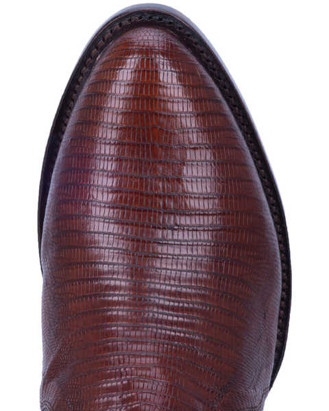 Image #6 - Dan Post Men's Winston Lizard Western Boots - Medium Toe, Brown, hi-res