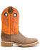 Image #2 - Double H Men's Luis Roper Western Boots - Broad Square Toe, Brown, hi-res