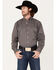 Image #1 - Resistol Men's Jax Solid Button Down Western Shirt , Dark Grey, hi-res