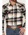 Image #3 - Cody James Men's Standard Issue Plaid Print Long Sleeve Snap Flannel Shirt - Tall, Black, hi-res