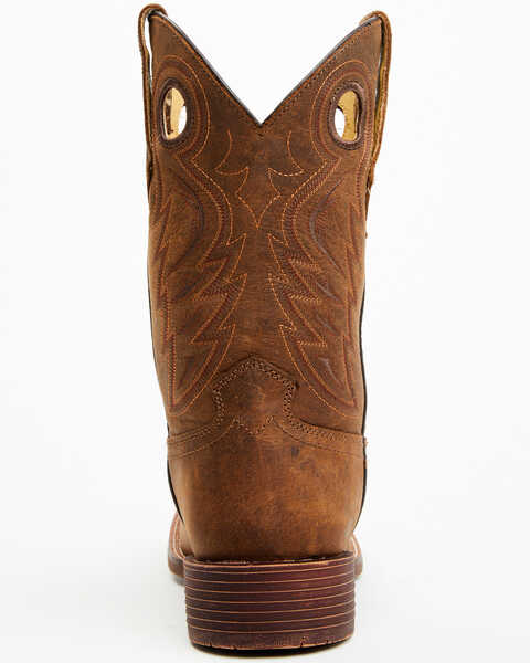 Image #5 - RANK 45® Men's Warrior Performance Western Boots - Broad Square Toe , Coffee, hi-res