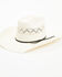 Image #1 - Rodeo King Coast 25X Straw Cowboy Hat, Ivory, hi-res