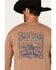 Image #4 - Cinch Men's Cowboy Long Sleeve Graphic T-Shirt, Lt Brown, hi-res