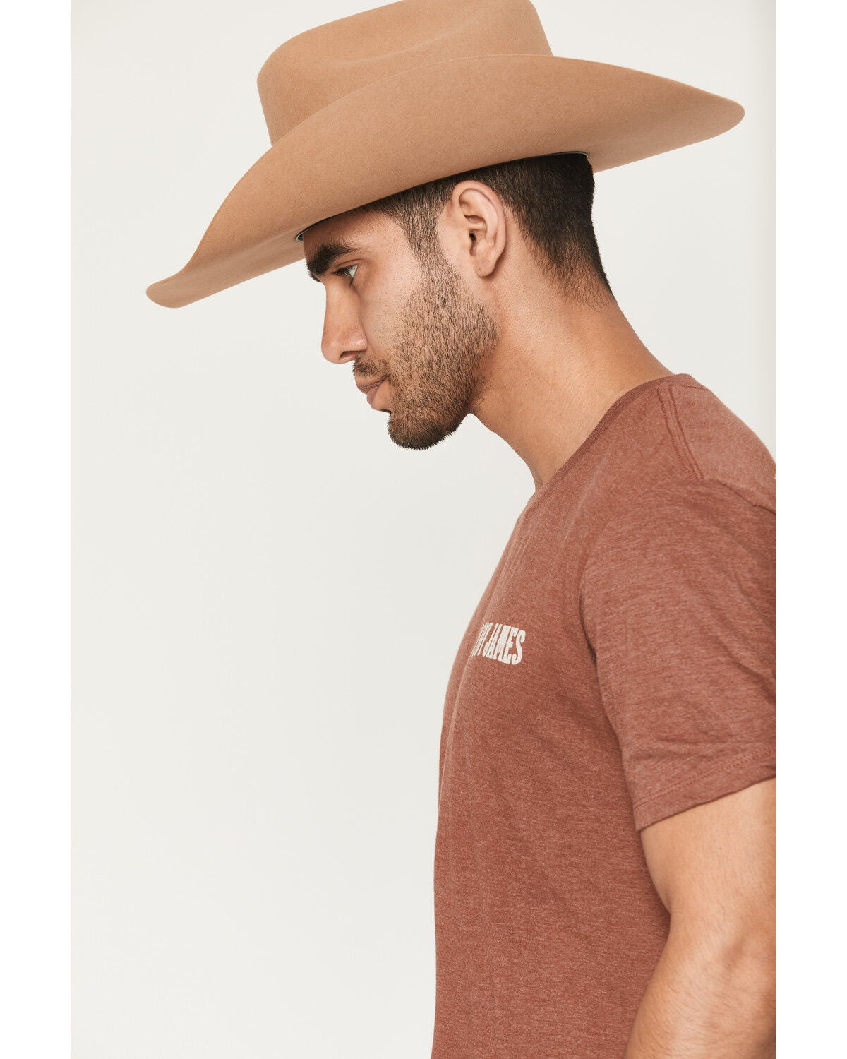 Image #3 - Cody James Men's Steerhead Short Sleeve Graphic T-Shirt, Rust Copper, hi-res