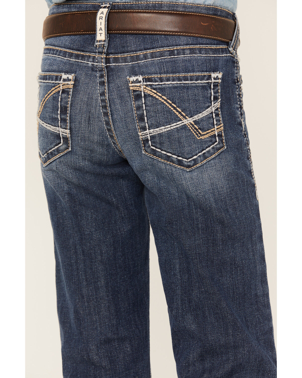 Image #4 - Ariat Girls' Esmeralda Dresden Bootcut Jeans, Blue, hi-res