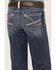 Image #4 - Ariat Girls' Esmeralda Dresden Bootcut Jeans, Blue, hi-res