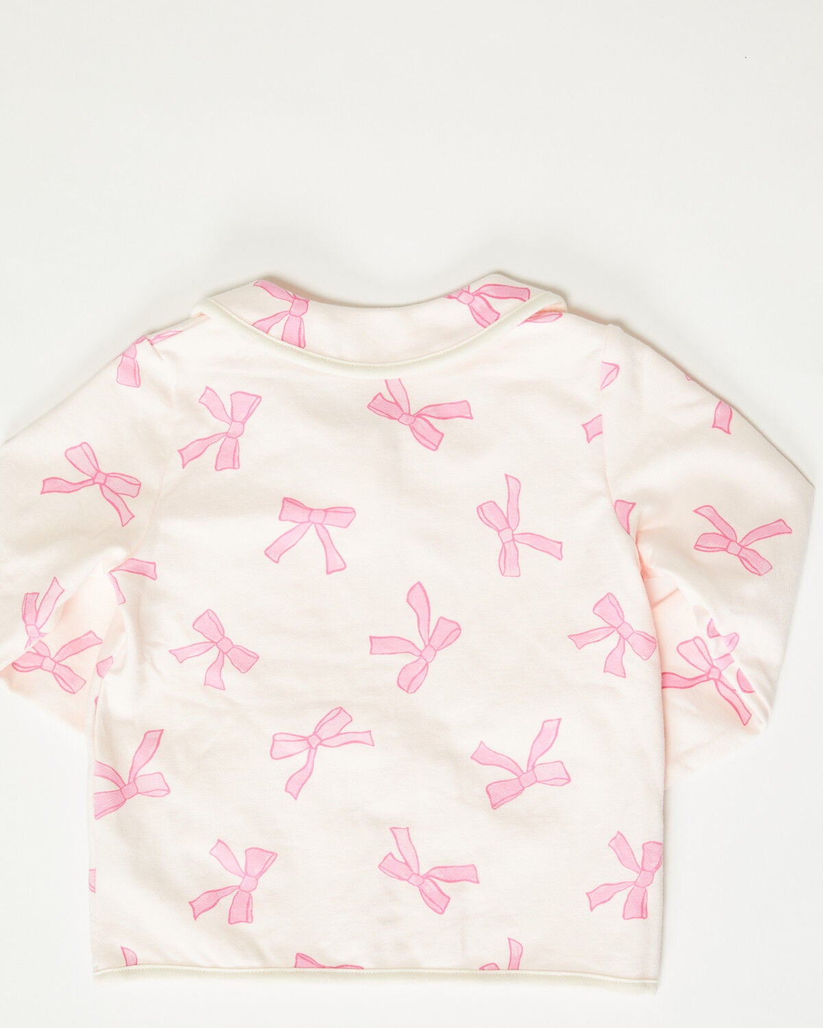 Image #2 - Angel Dear Toddler Girls' Bow Print Jacket, Light Pink, hi-res