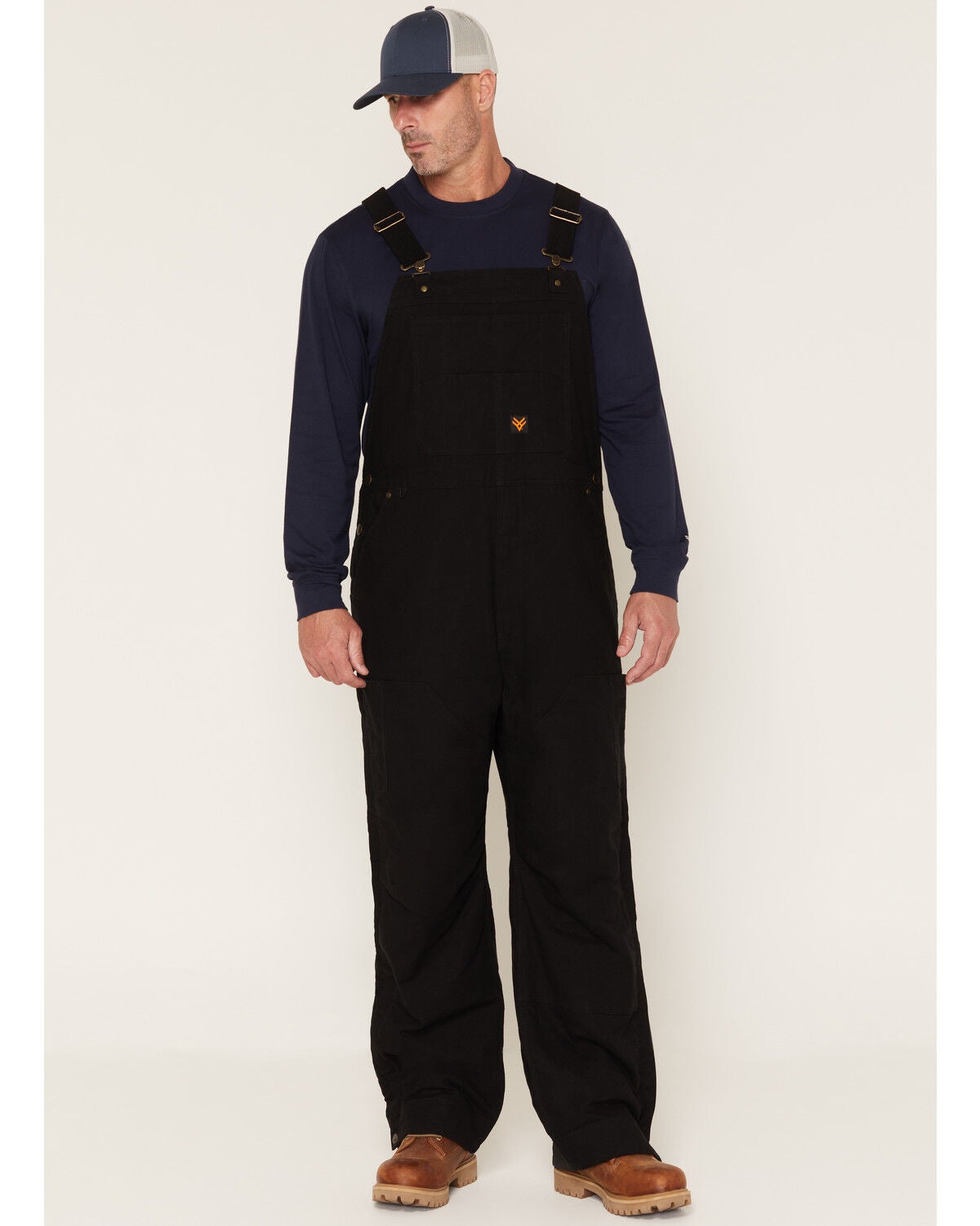 Hawx Men's Tillman Insulated Duck Canvas Overalls, Black, hi-res