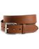 Image #1 - Ariat Triple Stitched Leather Belt - Reg & Big, Sunshine, hi-res