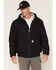 Image #1 - Carhartt Men's FR Duck Active Hooded Work Jacket, Black, hi-res
