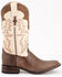 Image #2 - Ferrini Men's Nash Exotic Ostrich Leg Western Boots - Square Toe, Brown, hi-res