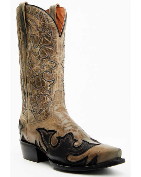 Image #1 - Dan Post Men's Lionell 13" Western Boots - Snip Toe, Grey, hi-res
