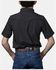 Image #2 - Ferrell Boys' Core Tek Solid Short Sleeve Snap Performance Western Shirt, Grey, hi-res