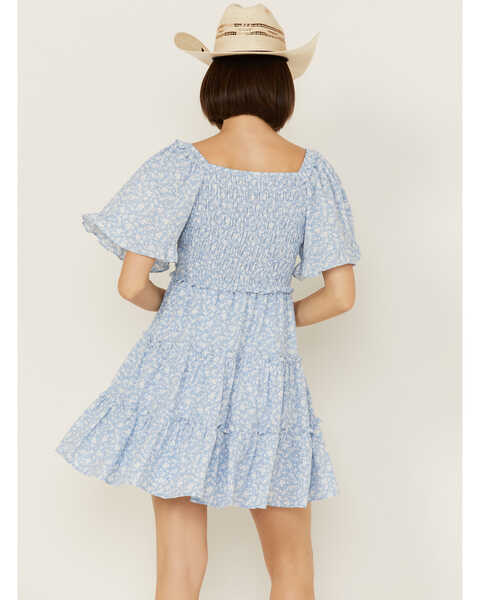 Image #4 - Yura Women's Tiered Short Sleeve Mini Dress, , hi-res