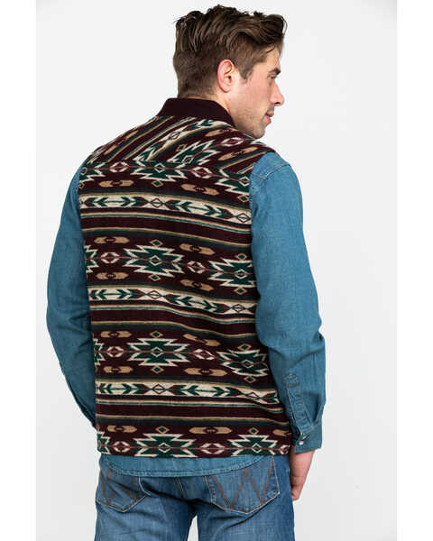 Image #2 - Powder River Outfitters Men's Southwestern Jacquard Vest , , hi-res