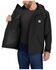 Image #3 - Carhartt Men's Shoreline Storn Defender Loose Heavyweight Zip-Front Work Jacket - Tall, Black, hi-res