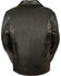 Image #3 - Milwaukee Leather Men's Triple Stitch Extra Long Biker Jacket - 4X, Black, hi-res