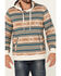 Image #3 - Rock & Roll Denim Men's Southwestern Print Hooded Sweatshirt, Tan, hi-res