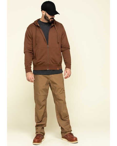 Image #6 - Wrangler Riggs Men's Full Zip Hooded Work Jacket, Coffee, hi-res