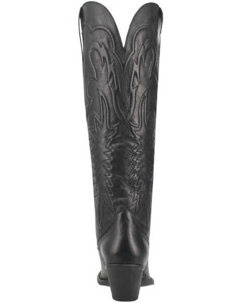 Image #5 - Dingo Women's Raisin Kane Tall Western Boots - Snip Toe , Black, hi-res