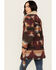 Image #5 - Idyllwind Women's Lynn Southwestern Print Faux Fur Collar Shacket , Dark Brown, hi-res