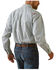 Ariat Men's FR Hoss Logo Long Sleeve Button-Down Work Shirt, White, hi-res
