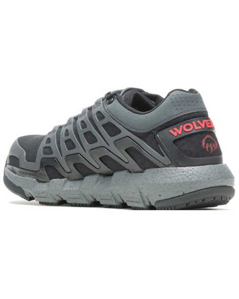 Image #3 - Wolverine Men's Rev Vent Durashocks Work Shoes - Composite Toe, Charcoal, hi-res