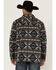 Image #4 - Powder River Outfitters Men's Southwestern Print Snap Jacket, Grey, hi-res