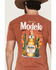 Image #4 - Modelo Men's Desert Sunset Short Sleeve Graphic T-Shirt, Rust Copper, hi-res