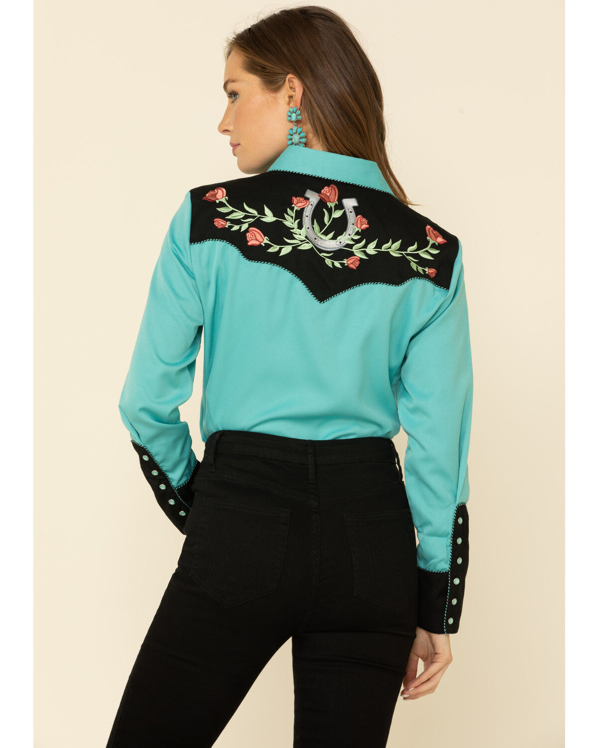 womens retro western shirts