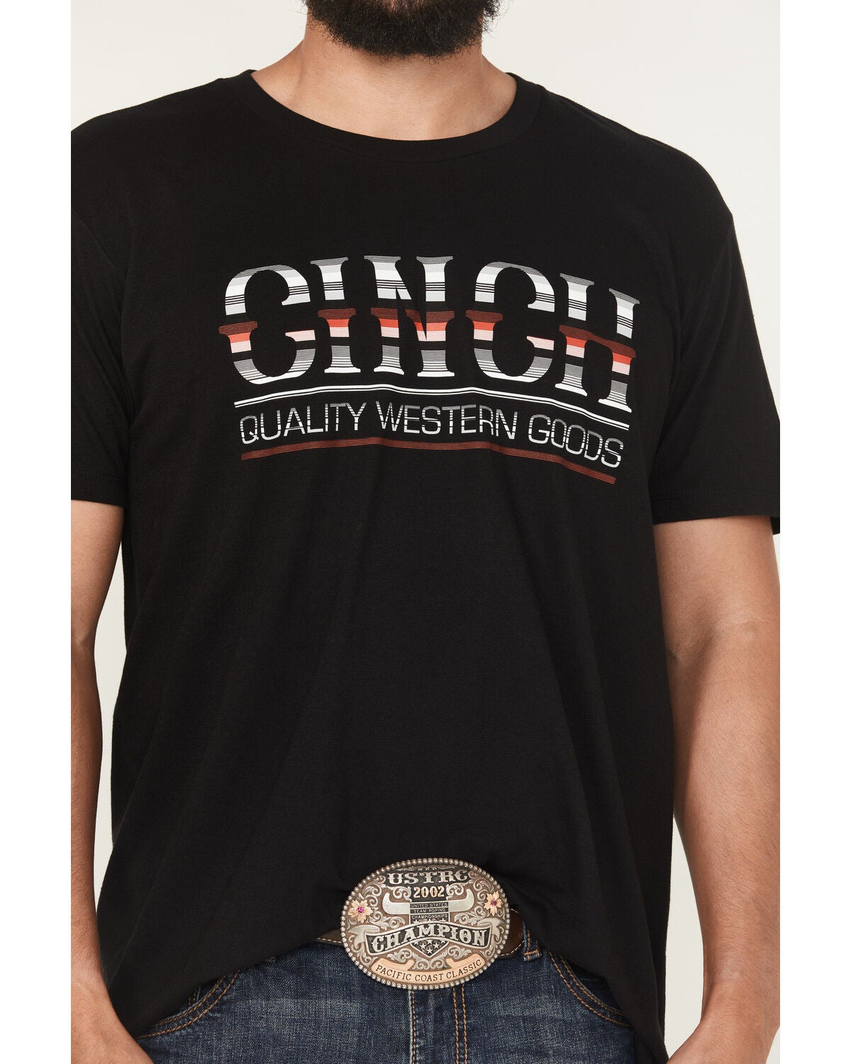 Image #3 - Cinch Men's Quality Western Goods Short Sleeve Graphic T-Shirt, Black, hi-res