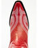 Image #6 - Planet Cowboy Women's Candy Cane Western Boots - Snip Toe, Red, hi-res