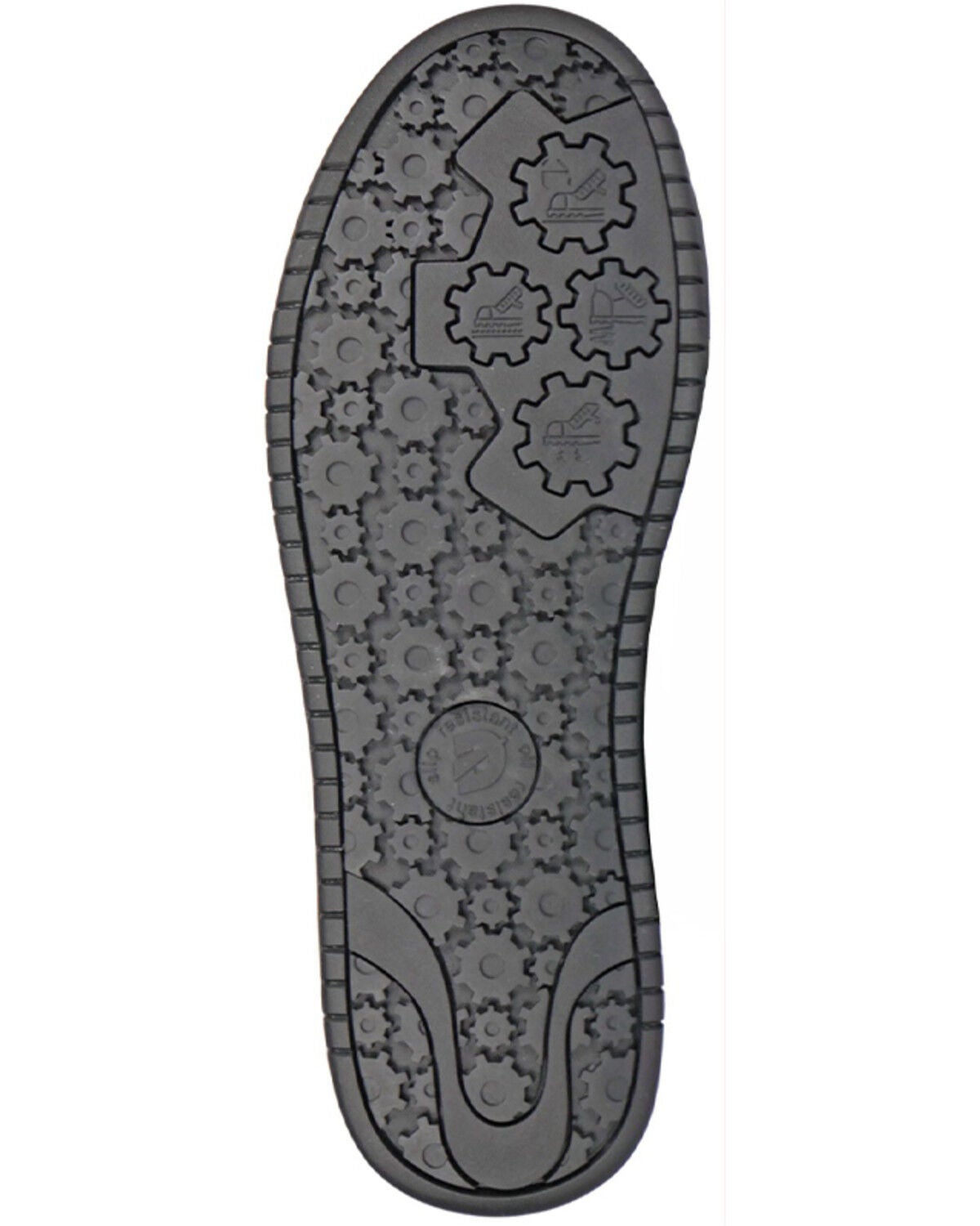 Image #7 - Die Hard Men's Solstice Lace-Up Work Shoes - Composite Toe, Black/grey, hi-res