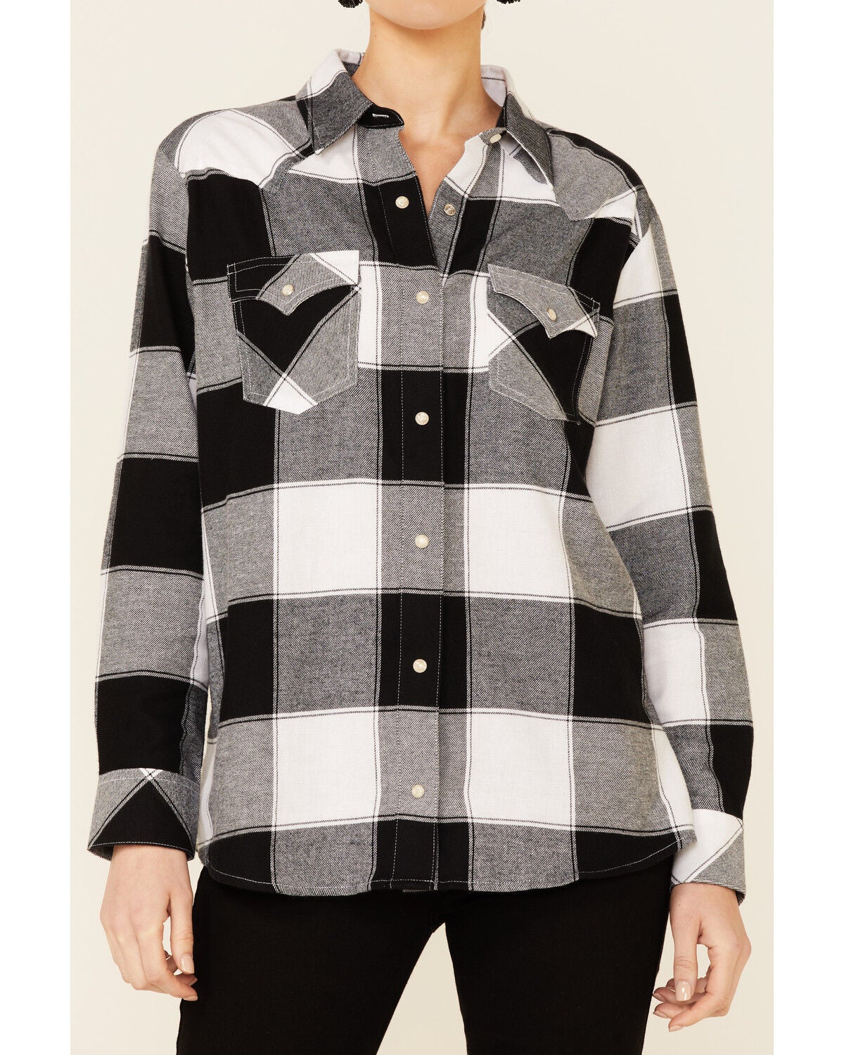 Wrangler Women's White \u0026 Black Buffalo 