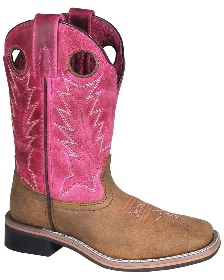 Smoky Mountain Youth Girls' Tracie Western Boots Square Toe Sheplers