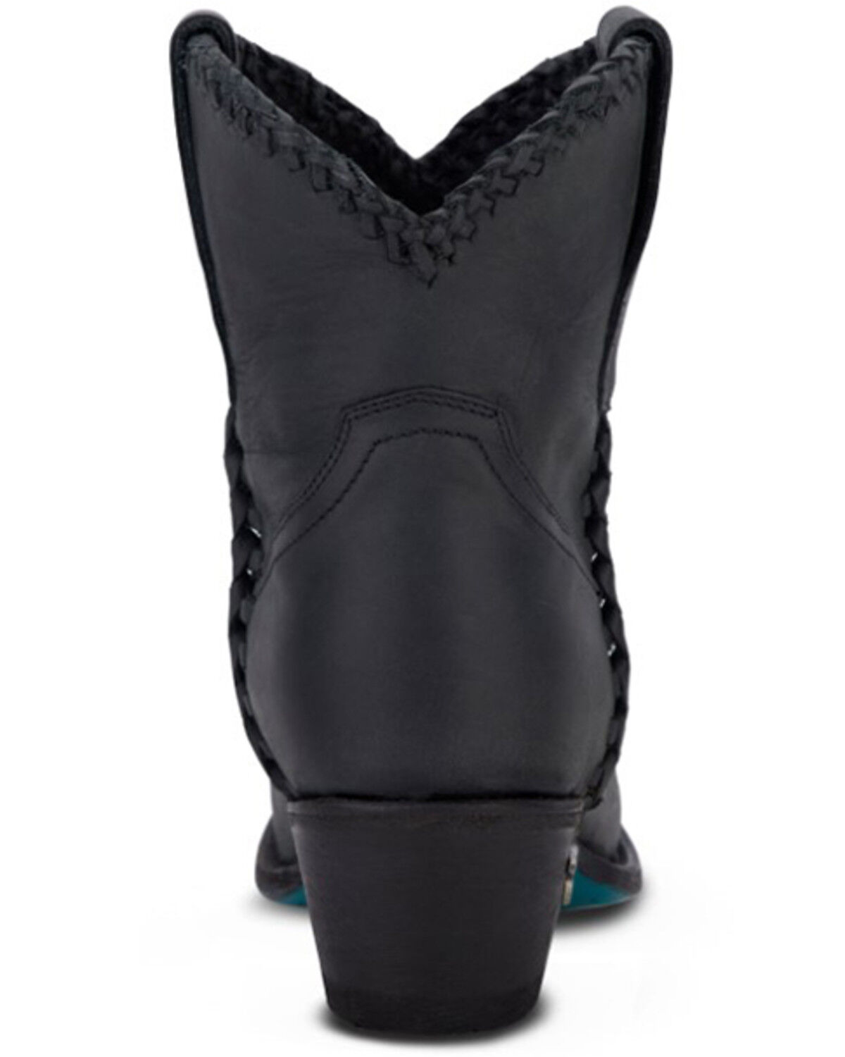 Image #5 - Lane Women's Plain Jane Matte Booties - Round Toe, Black, hi-res