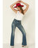 Image #1 - Lee Women's Distance High Rise Flare Jeans , Blue, hi-res