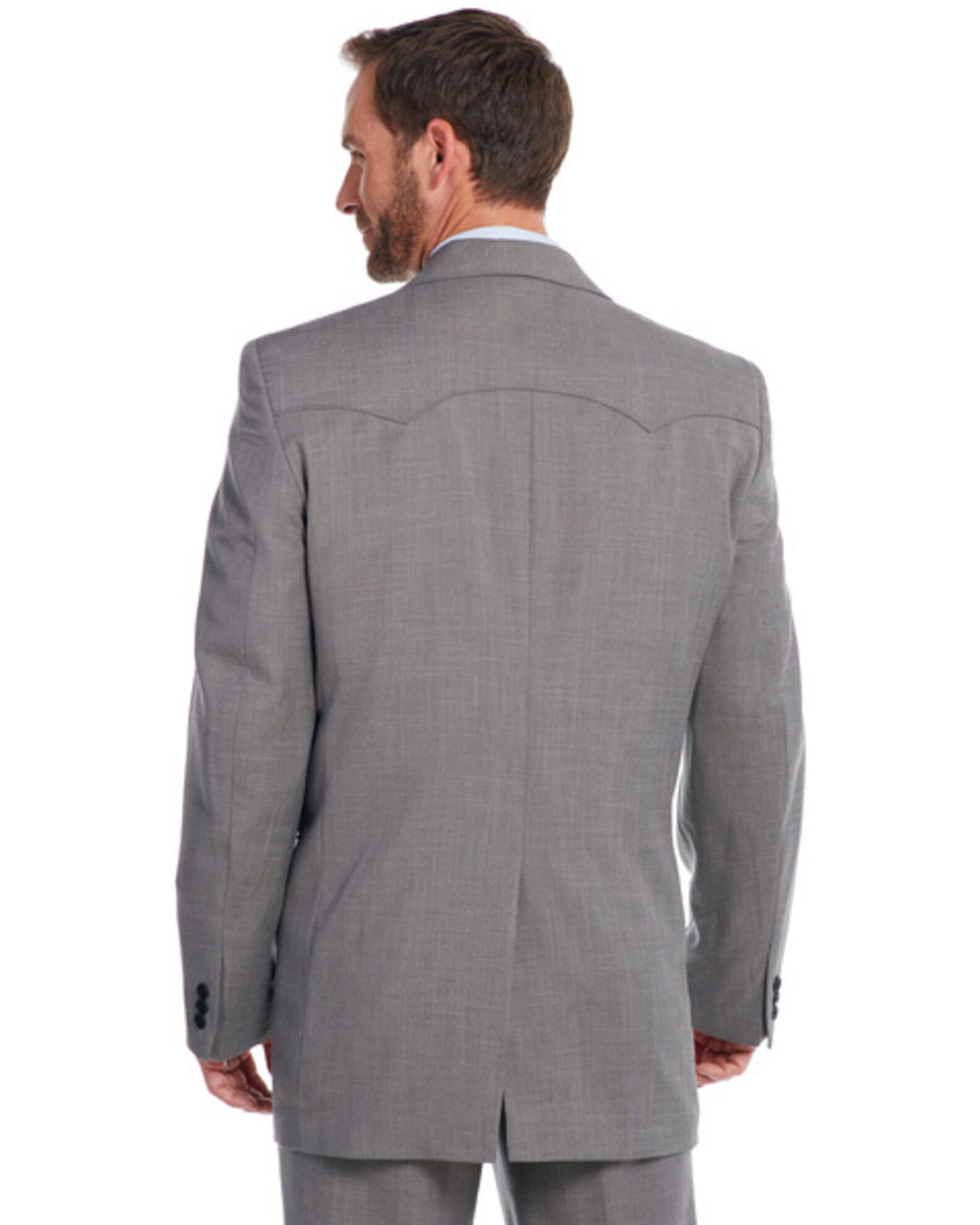 Image #2 - Circle S Men's Lubbock Sportcoat, Steel, hi-res