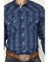 Image #3 - Resistol Men's Lakeland Geo Print Long Sleeve Snap Western Shirt, Blue, hi-res