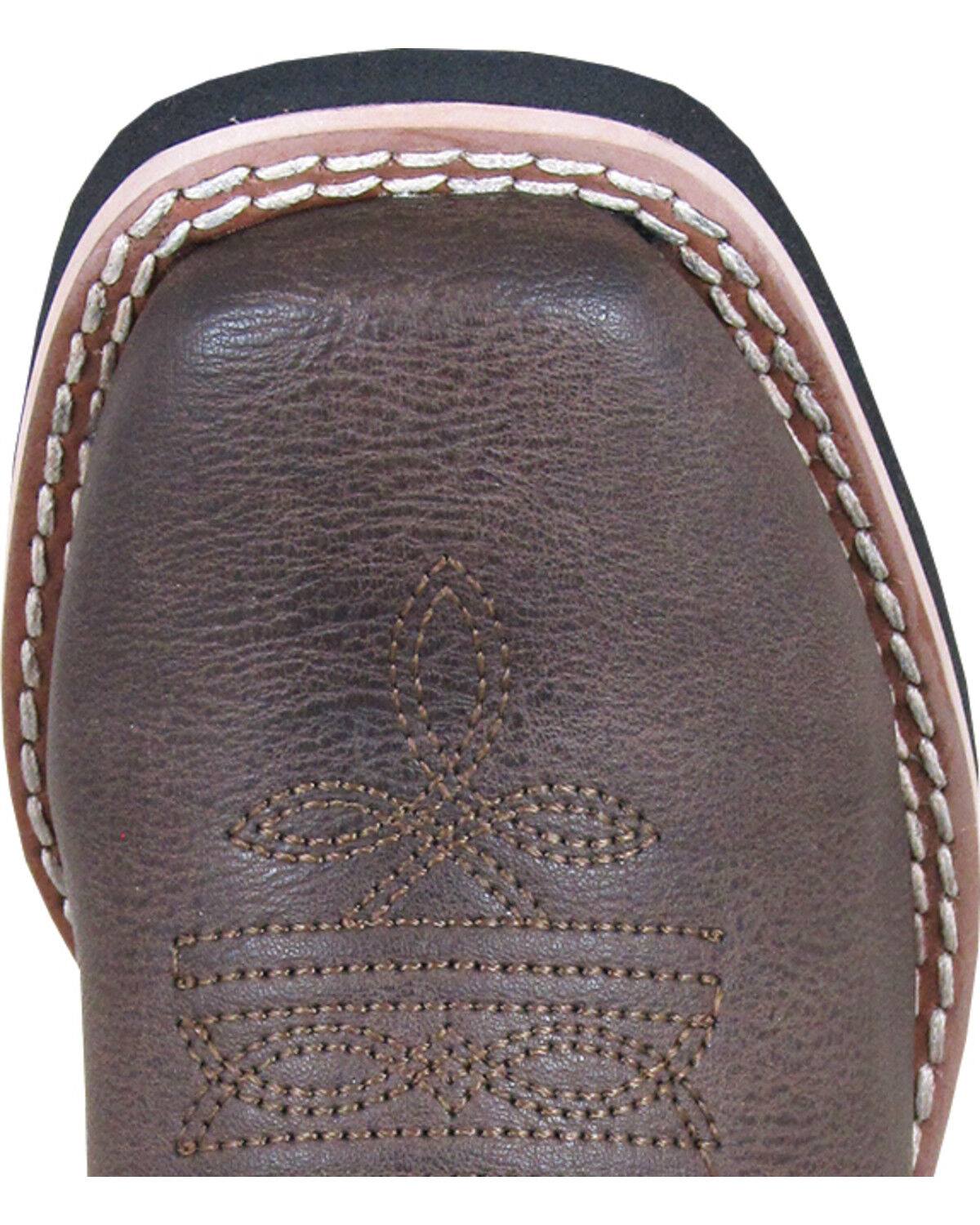 Image #2 - Smoky Mountain Boys' Tyler Western Boots - Square Toe, Brown, hi-res