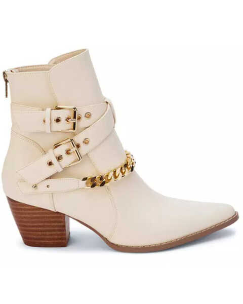Image #2 - Matisse Women's Jill Fashion Booties - Pointed Toe, Ivory, hi-res