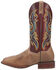 Dan Post Men's Rocksprings Western Performance Boots - Square Toe, Brown, hi-res