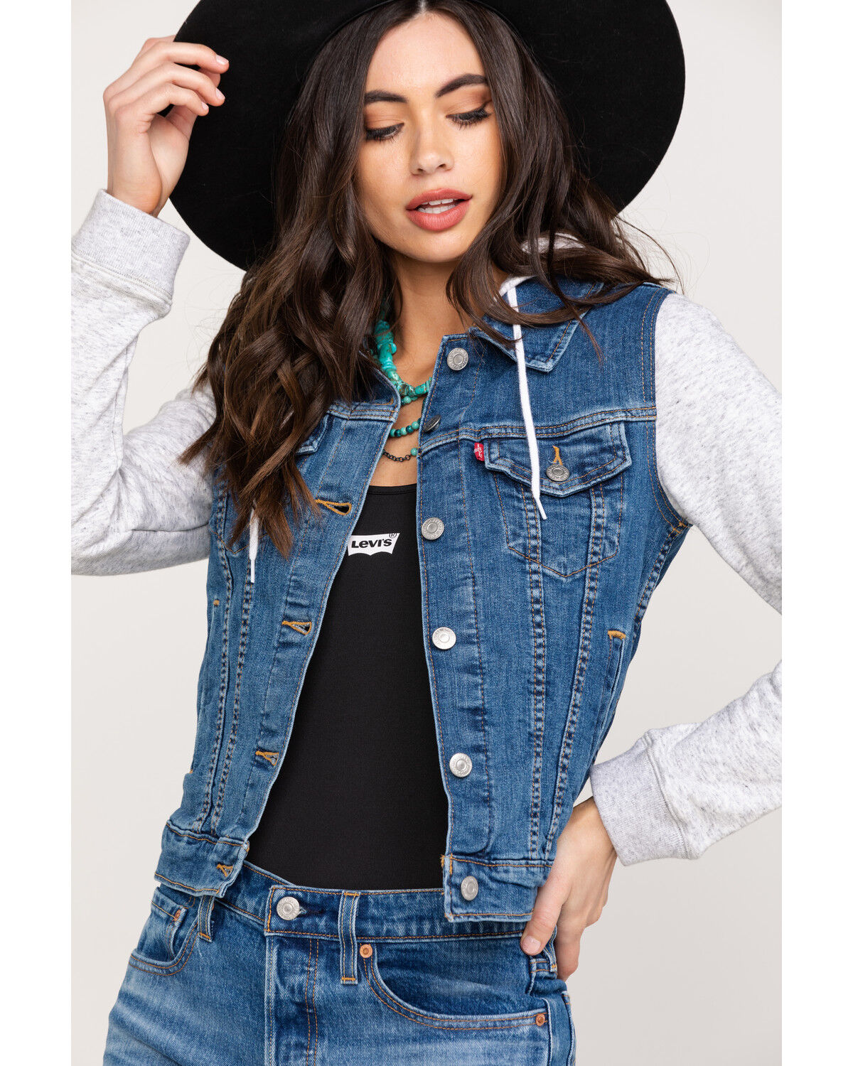 levi's women's hybrid original trucker jackets