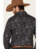 Image #5 - Rock & Roll Denim Men's Charcoal Floral Print Long Sleeve Western Shirt, Charcoal, hi-res