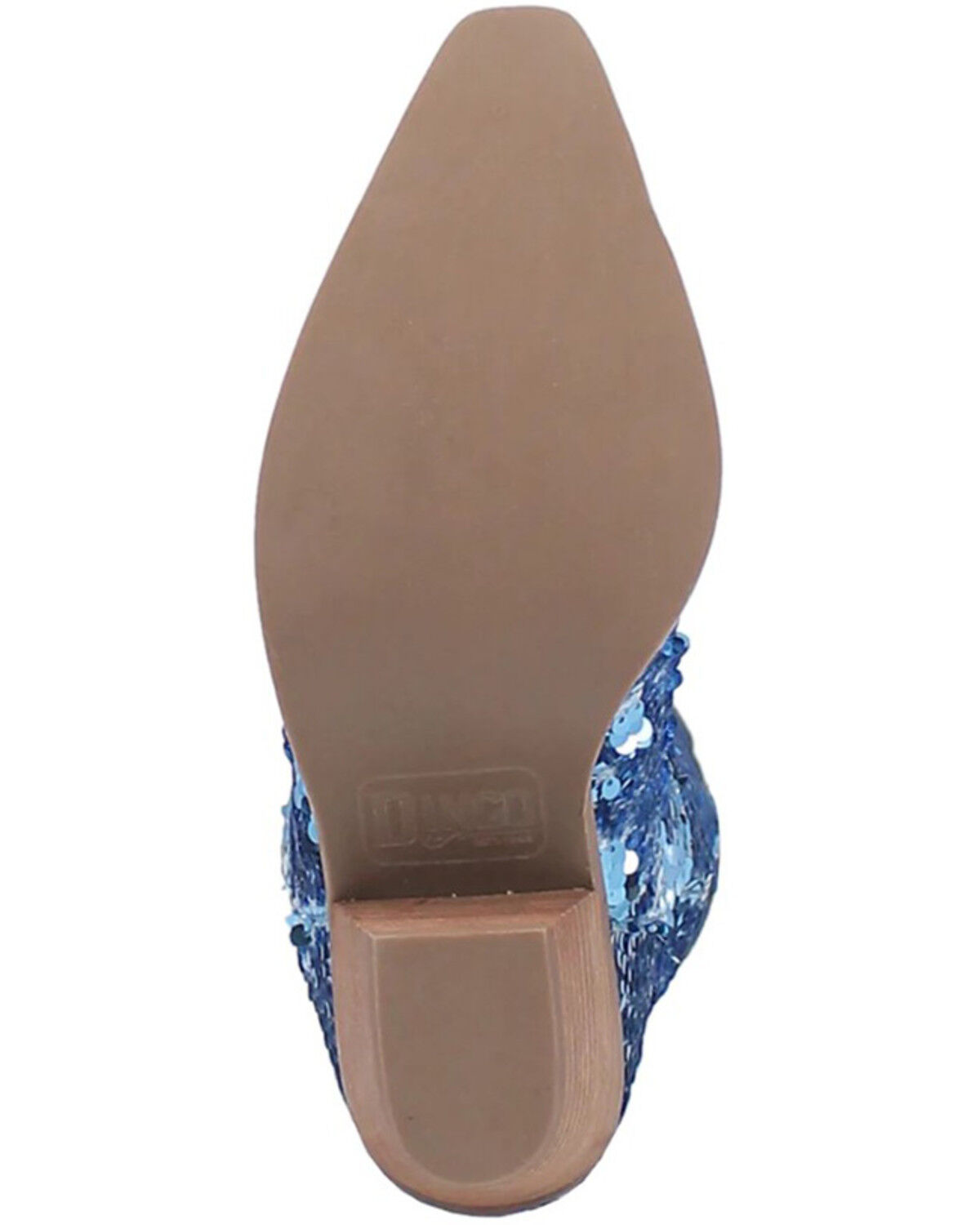 Image #7 - Dingo Women's Sequin Dance Hall Queen Tall Western Boots - Snip Toe, Blue, hi-res